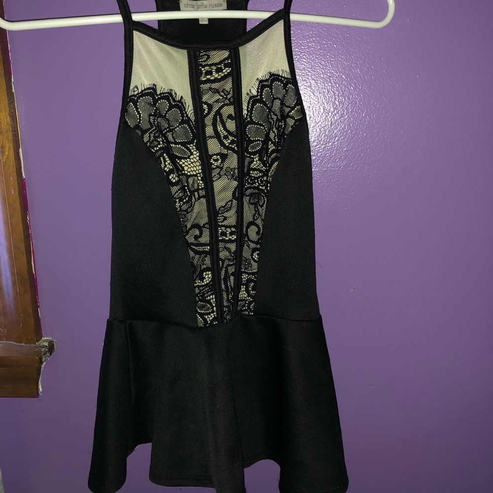 Charlotte Russe peplum top